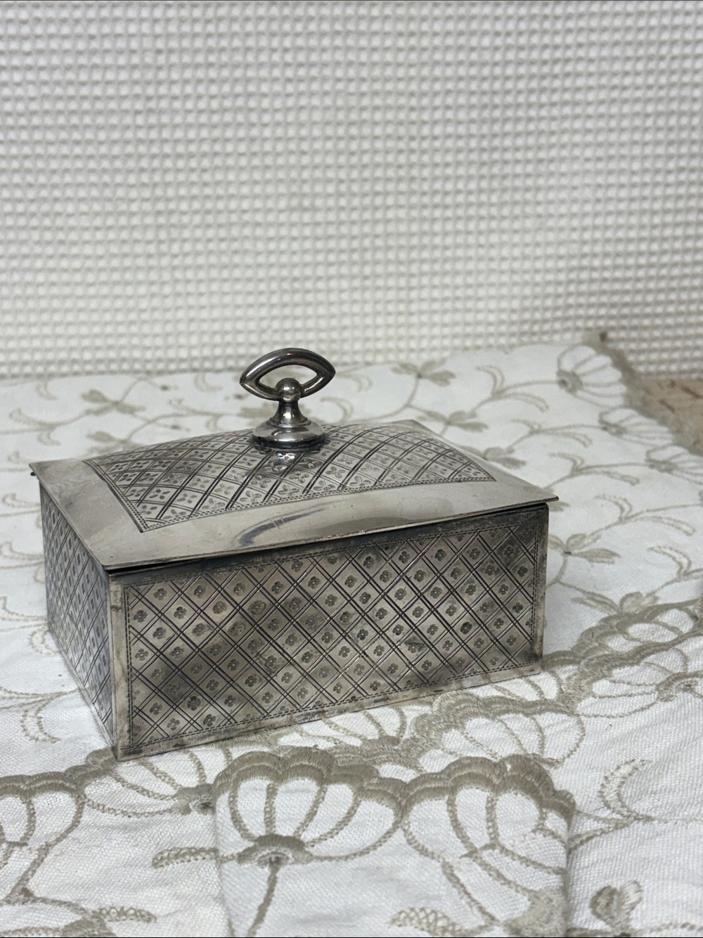 Silver plated box